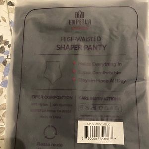 Empetua high waisted shaper panty 3x black